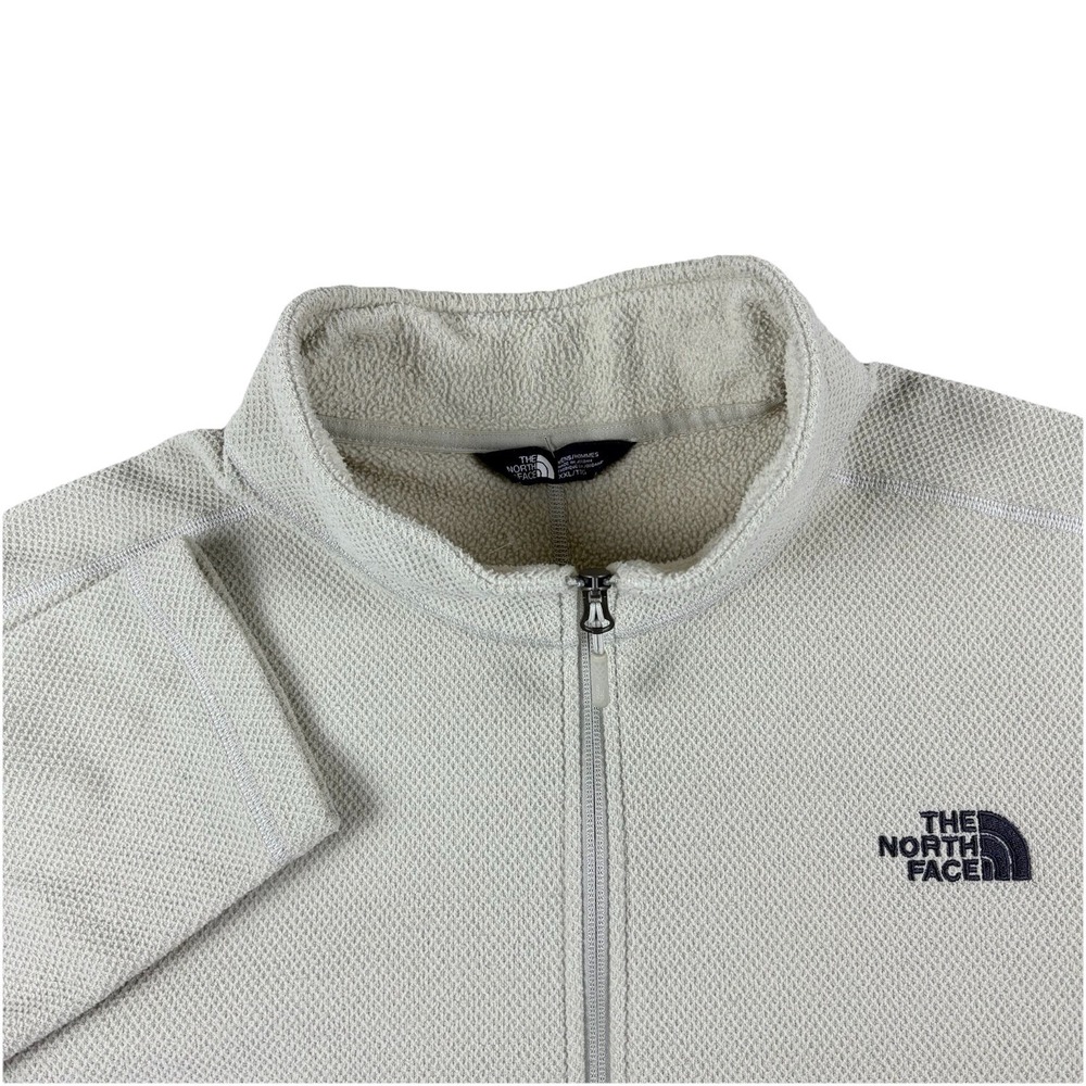 The North Face Quarter Zip Fleece Mens Beige XXL Outdoor Minimalist Pullover
